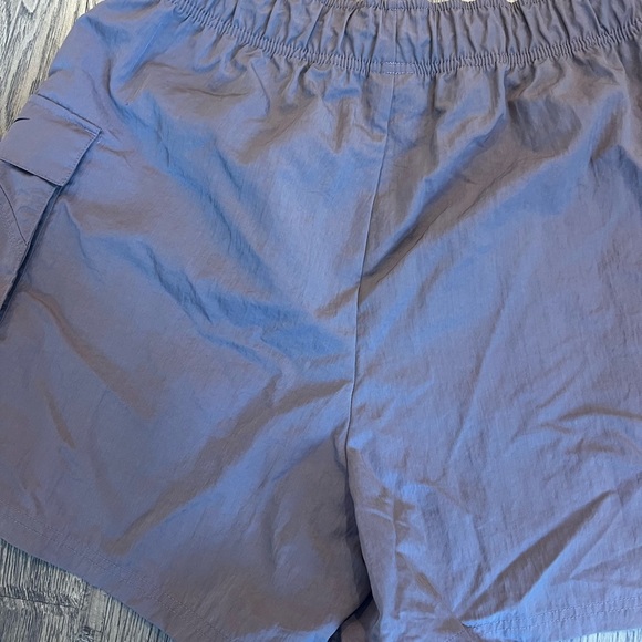 NWOT Nike Essential Woven High Rise Shorts Women’s Medium Indigo Haze Oversized - Picture 5 of 5